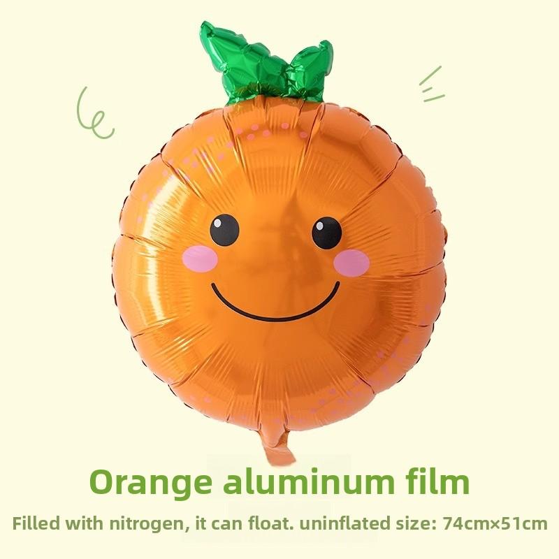 Baloane cu aer plutitoare din folie de aluminiu în formă de fructe și legume, Recuzită foto, Decorațiune eveniment, Decorațiune petrecere tematică de ziua de naștere