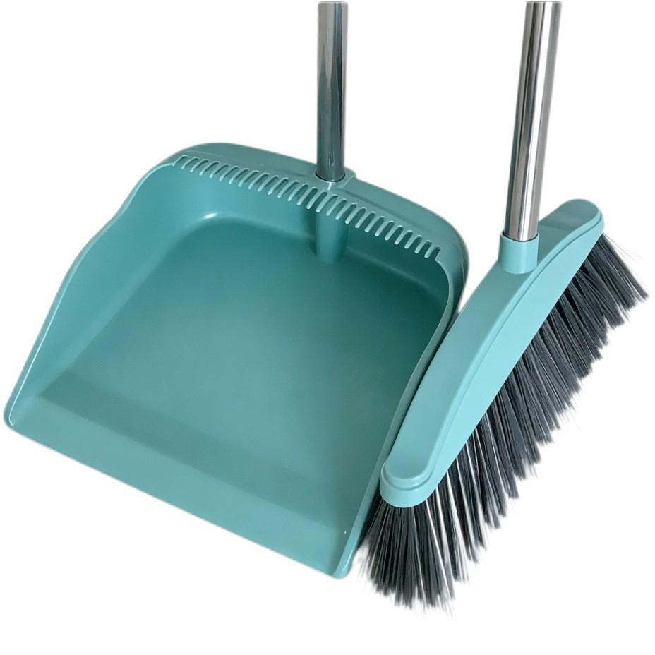 Durable Broom & Dustpan Set for Living Room & Bathroom