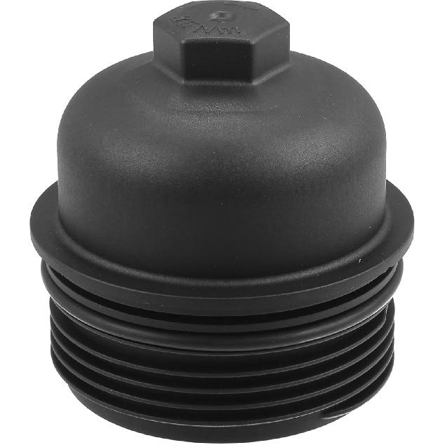 Engine Oil Filter Housing Cover Cap 26350-3CAB1 for Kia Sedona 2015-2018 Plastic Black