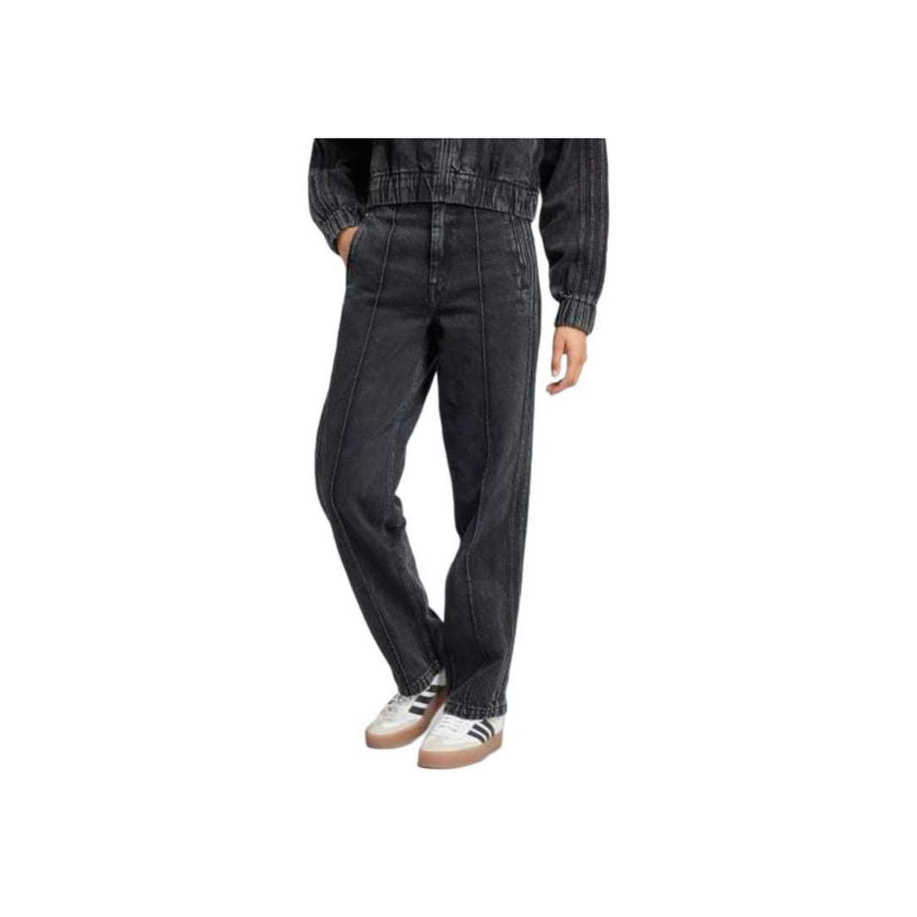 adidas Originals Premium Essentials Soft Straight Leg Jeans Women Jeans Black IY7407
