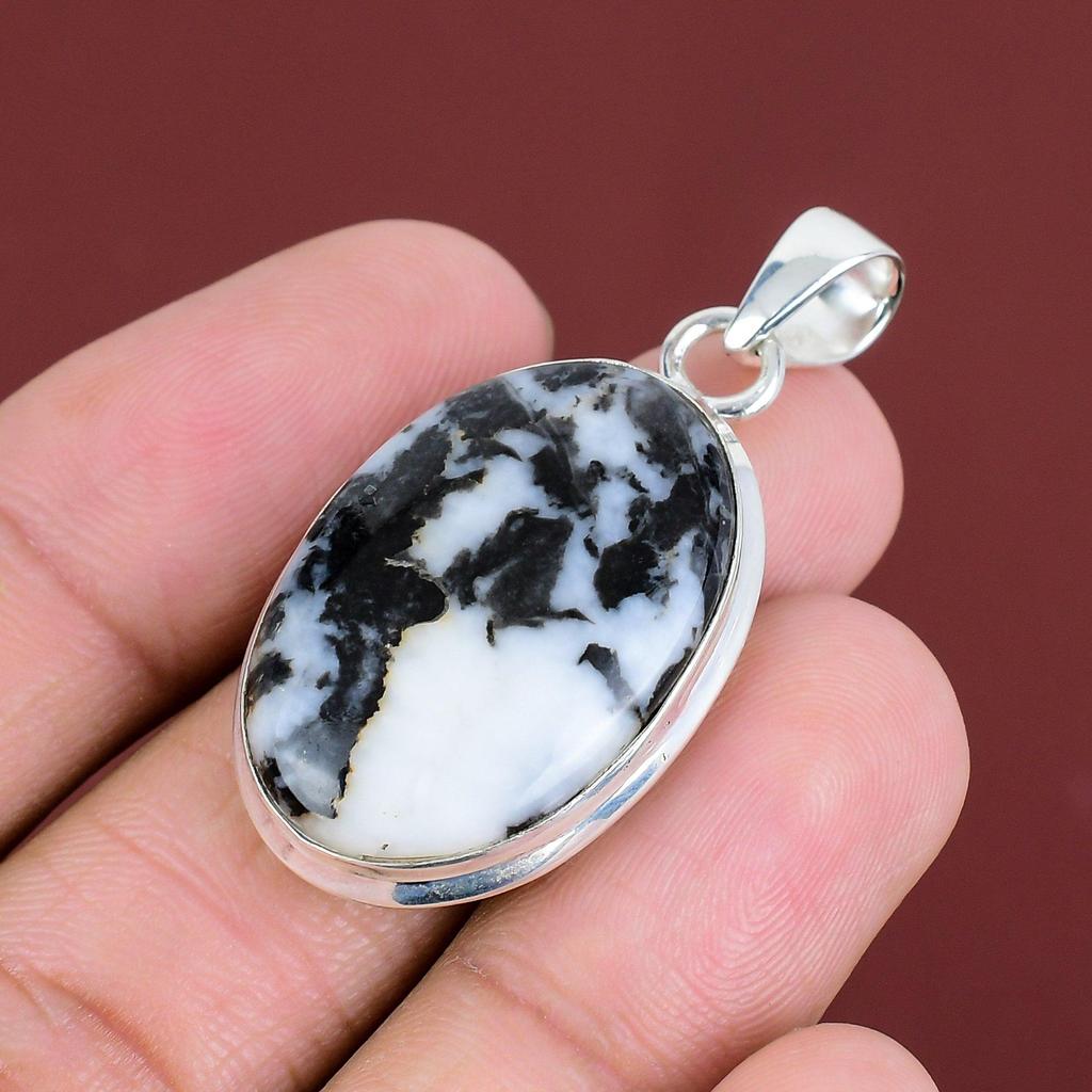 White Buffalo Turquoise Pendant 925 Sterling Silver Pendant Handmade Boho Pendant Very Pretty Gemstone Pendant Gifts For Mom Antique Jewelry