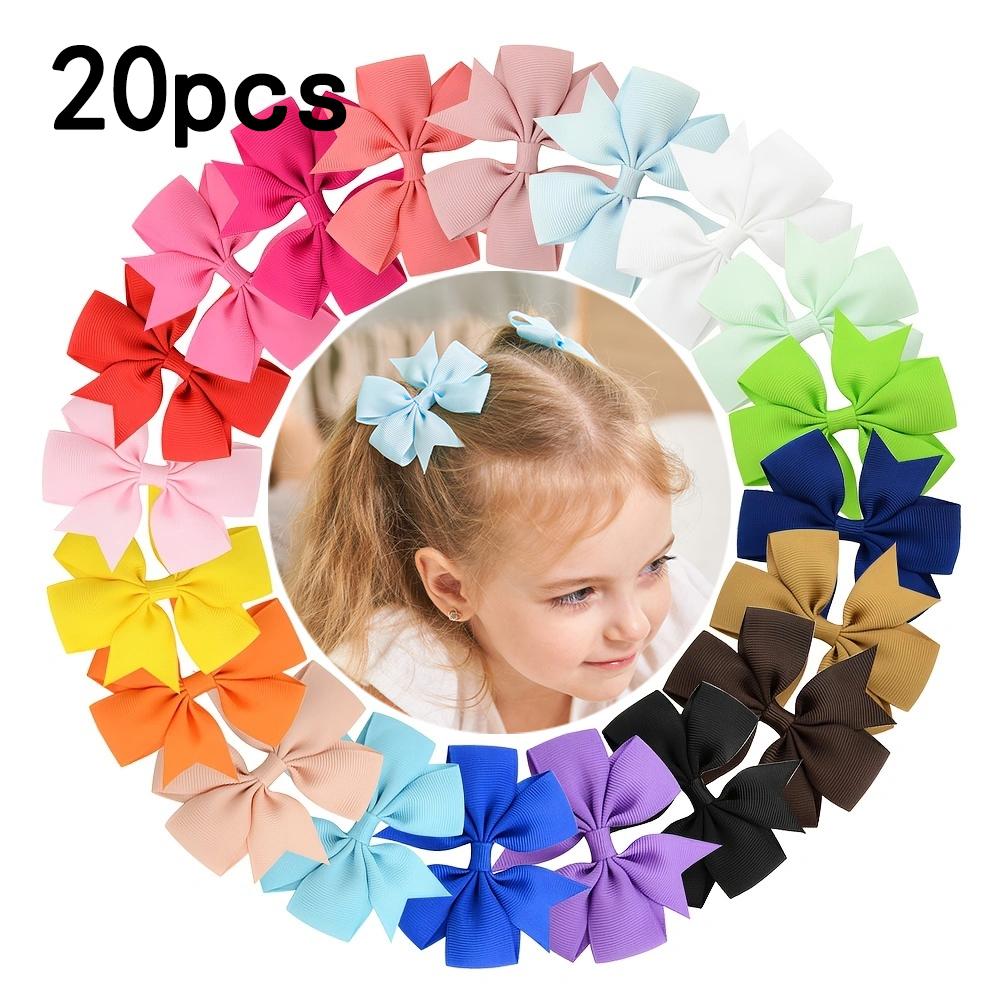 

20/40pes/pack Random Colored Candy-like Children Hairpin With Simple Design For Girl s Ponytail And Baby s Hair Accessories