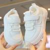Kids White Sneakers Spring Autumn Boys Girls Soft Sole Sports Shoes Casual School Canvas Trainers