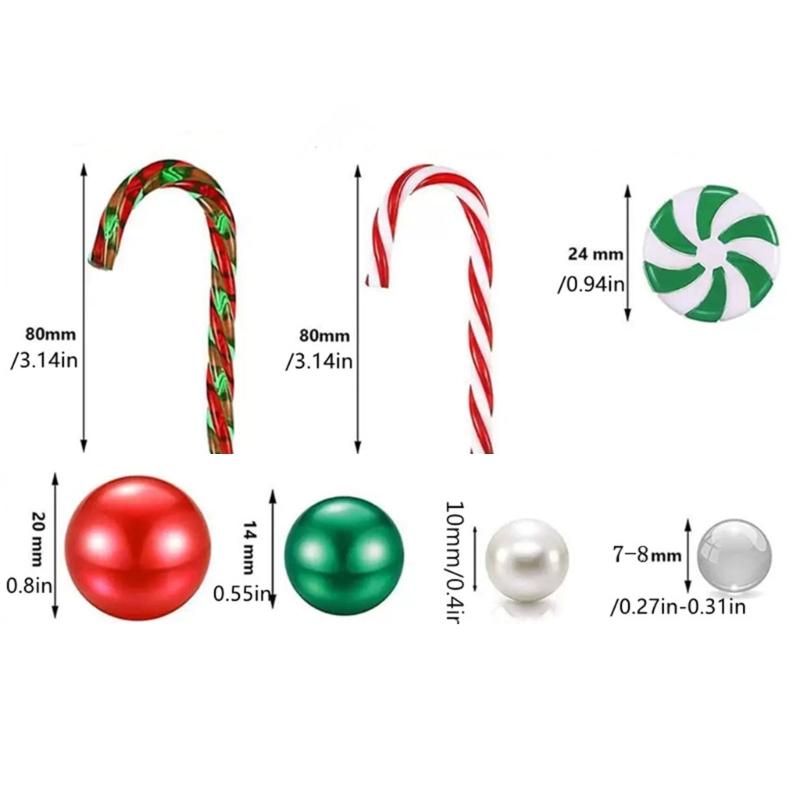 Dekoracja Świąteczna DIY Wypełniacze do Wazonu Świątecznego Plastikowe Pływające Koraliki w Kształcie Lasek Cukrowych na Ekspozycje Festiwalowe