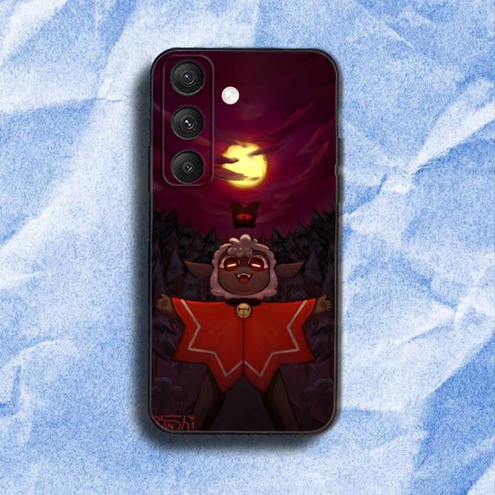 

Cult of the L-Lamb Phone Case For Samsung S 25,24,23,22,30,21,10,9,Ultra,Plus,Lite,FE,4,5G Black Soft Case samsungS20