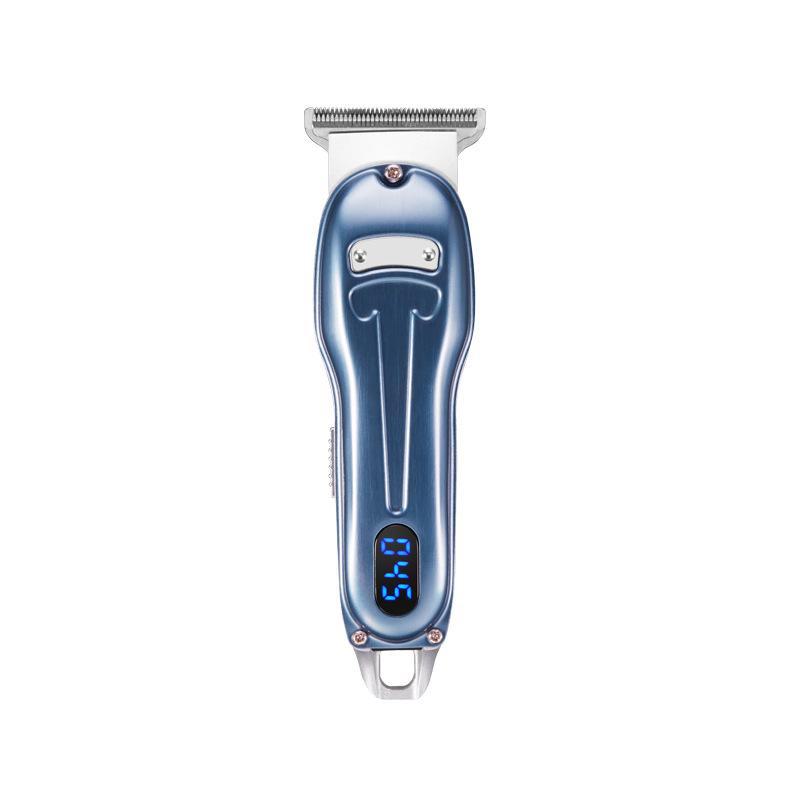 All-Metal Rechargeable Hair Clipper with LCD Display