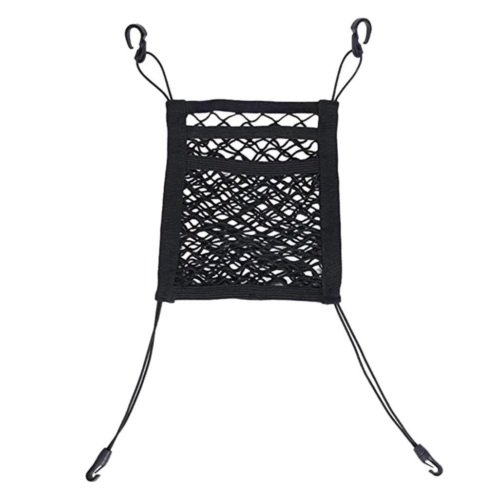 25x30cm Motorcycle Luggage Net Hook Hold Bag Bike Scooter Mesh Fuel Tank Luggage Equipaje Motorcycle Helmet Storage Trunk Bag