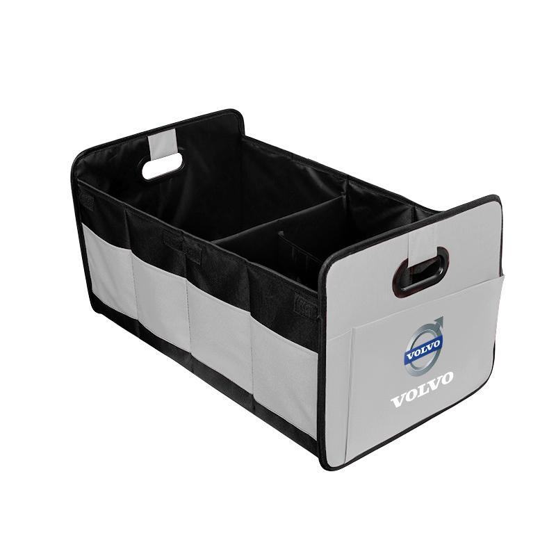 Oxford Cloth Car Trunk Storage Box For Volvo V60 V40 XC90 S60 C30 V50 V70 S90 Large Capacity Foldable Organizer Bin Car Supplies apa123