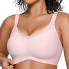 Sujetador Push-Up de Gel sin Costuras: Inalámbrico, Ajustable, Cómodo, Tallas Grandes, Minimiza el Busto Grande