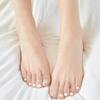 Summer Ultra-Thin Korean Style Invisible Thigh-High Socks Nude Seamless Mid-Calf Short Socks for Women Anti-Snag Sheer Stockings