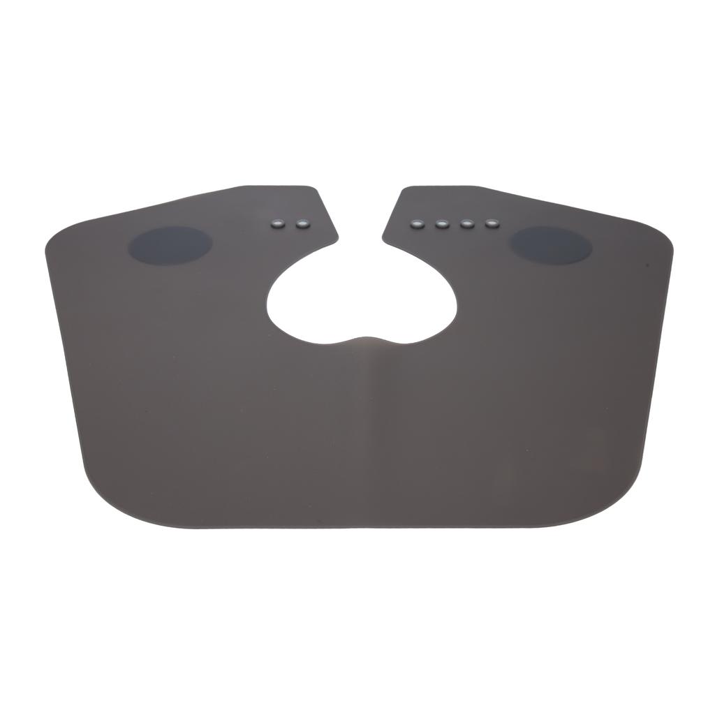 Professional Silicone Waterproof Hairdressing Shawl Barber Shop Hair Cutting Dyeing CapeBlack