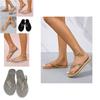 2022 Summer New Arrivals Plus Size Casual Rhinestone Flat Women's Slipper In Stock