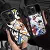 Funny Anime GINTAMA Silicone Soft Phone Case For IPhone 17 16 15 14 Plus 13 12 Mini 11 Black Cover