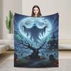 Halloween  Blanket Quality Soft  Throw Blanket Winter Kids Bedroom Graphic Bedspread