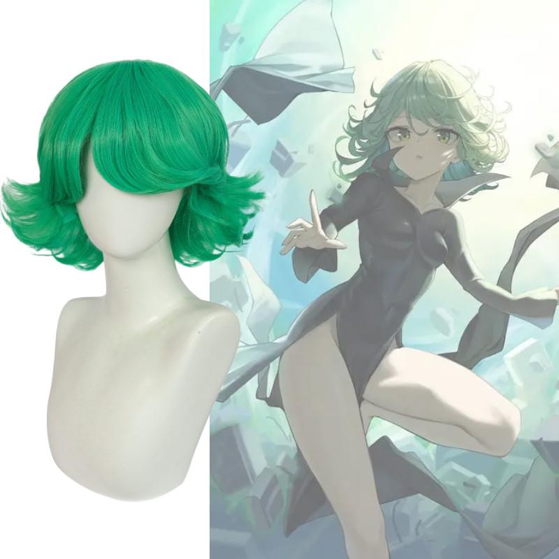 One Punchman Cosplay Wig With Hightemperature Silk For Role Play And Scene Use