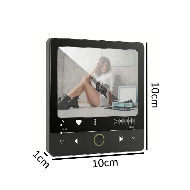 Music Box Fridge Magnet with Customs Song and Photo USB Rechargeable Refrigerator Magnet for Special Gift
