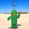IQ Iconic Cactus Boy Keychain LED Keychain Light Block Toy Doll Articulated Mini Figure