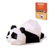 ORIGAMIPLANET 3D Origami Bastelset Panda Spaß DIY 3D Panda Papierkunst Modell für Jugendliche Einfache Handgemachte Tierfigur Skulptur Geschenkset für