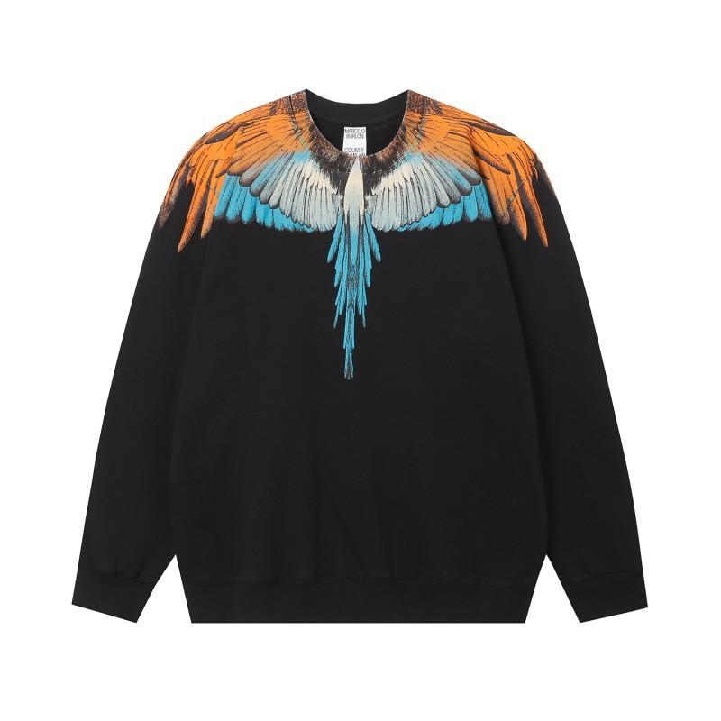 Felpa da uomo oversize con cappuccio con stampa Ala Fantasma Design Serpente Fulmine Abbigliamento Casual