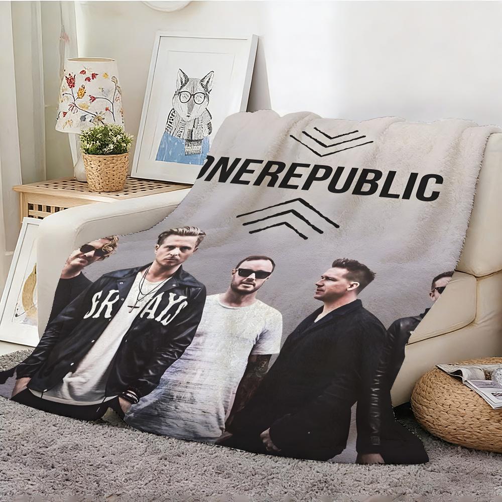 Onerepublic Throw Lightweight 240G Flannel Blanket Soft Skin-Friendly For Summer Cooling