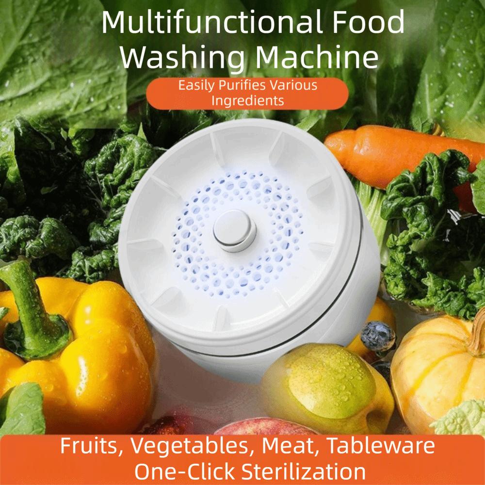 Multifunctional Fruit Vegetable Cleaning Machine Effortless Cleansing Meat Sterilizer  Kitchen Use