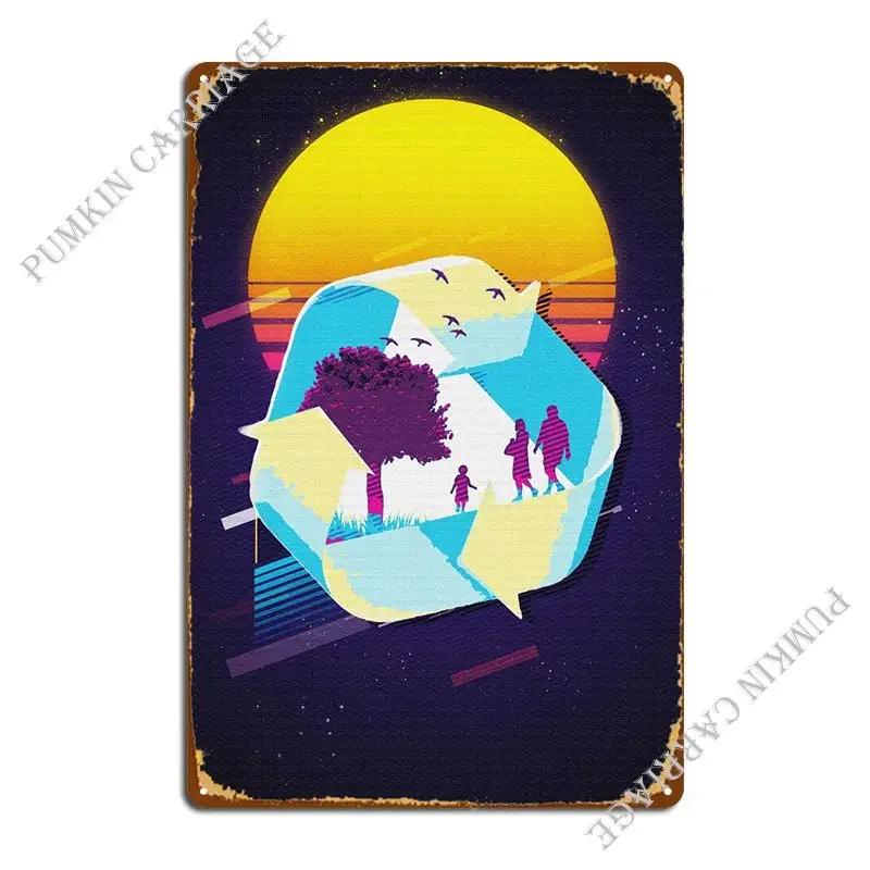 Safe Earth Metal Sign Funny Garage Plaques Club Bar Mural Tin Sign Poster