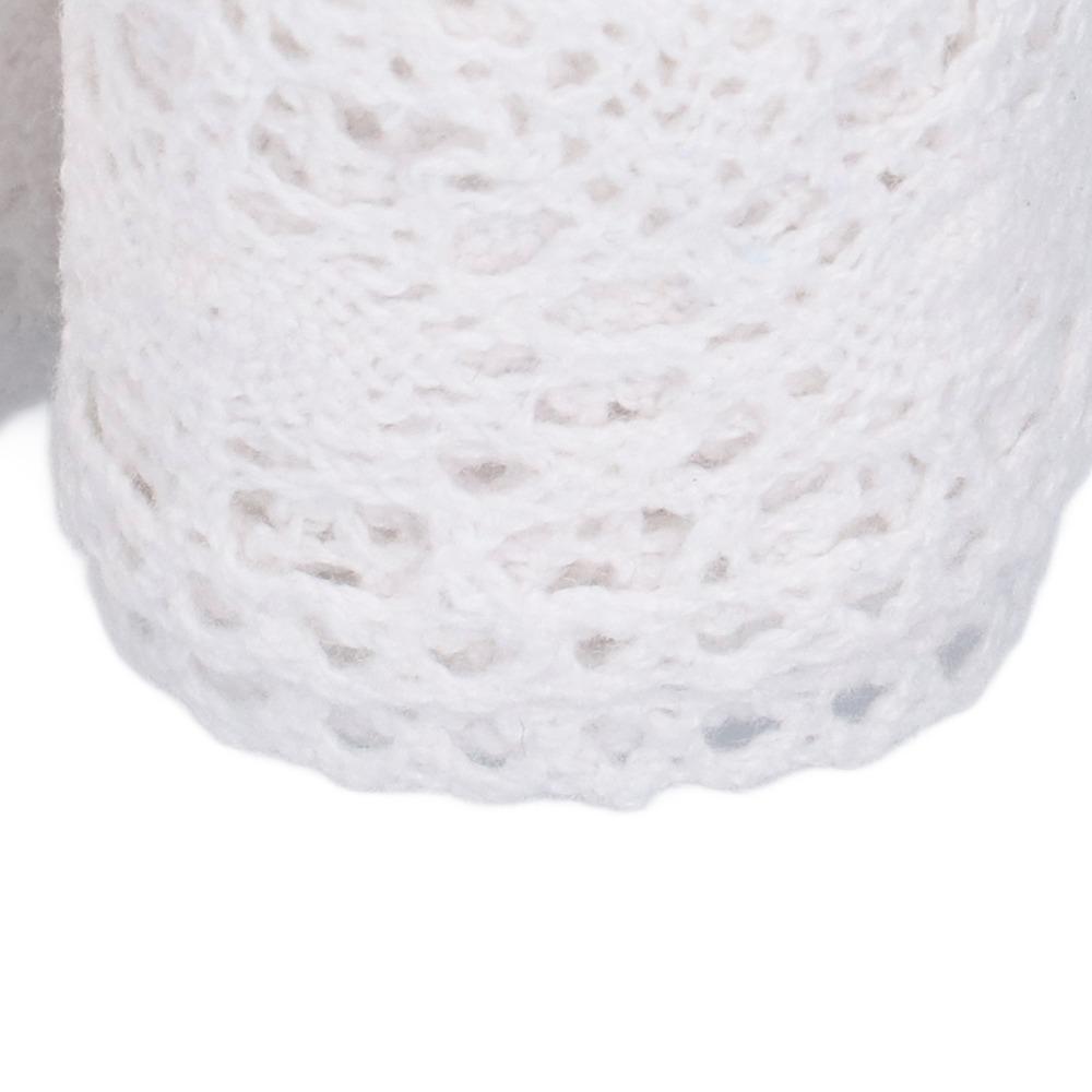 1pcs 10 Yards Length Cotton Lace Ribbon White Crochet Lace Trim Lace Trim Ribbon For Clothes Sewing