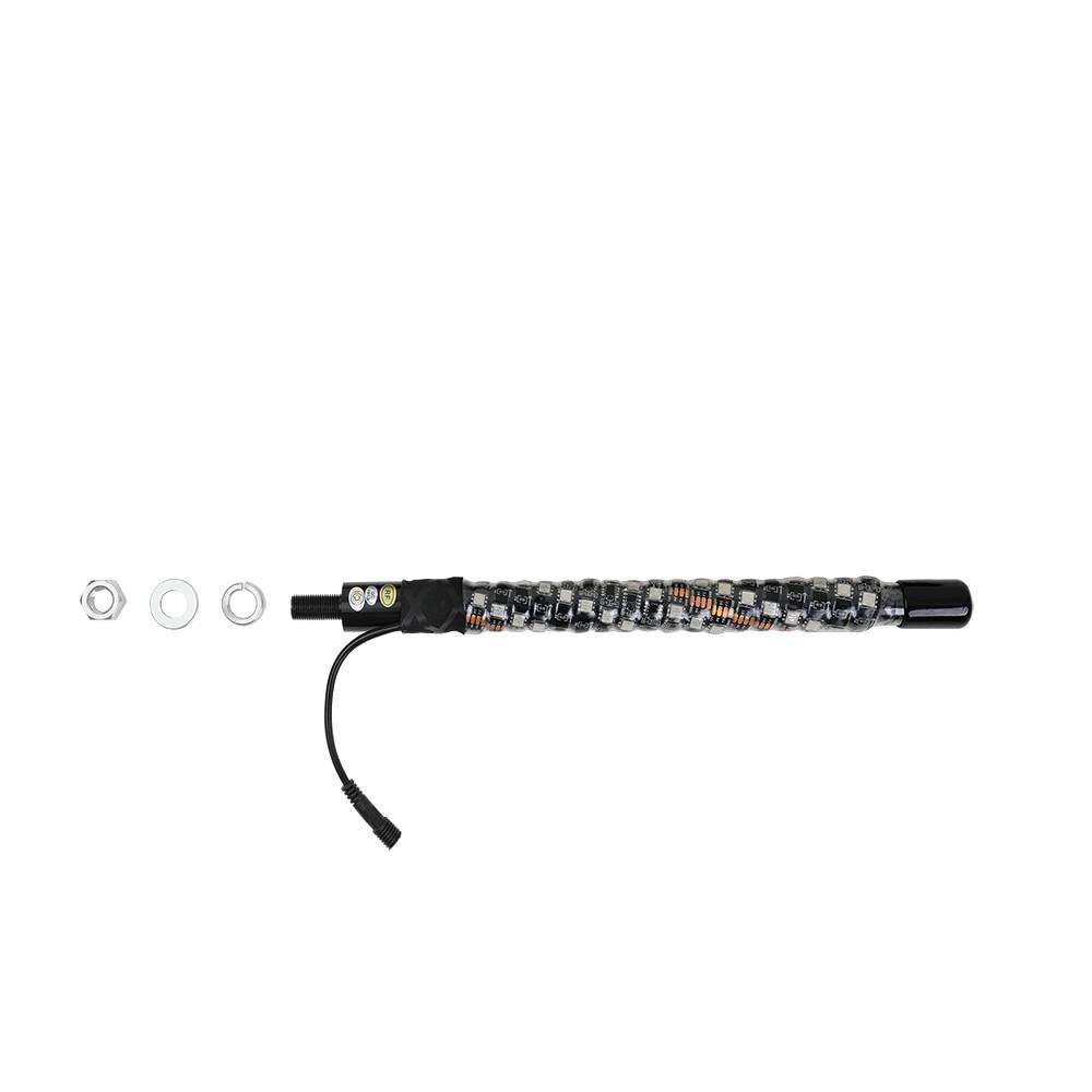 1ft LED Whip Remote RGB Chasing Antenas LED Light For ATV Polaris RZR UTV Buggy