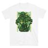 Grünes Monster Fantasy Monster Kunst Retro Klassisch Alltags Grafik T-Shirt