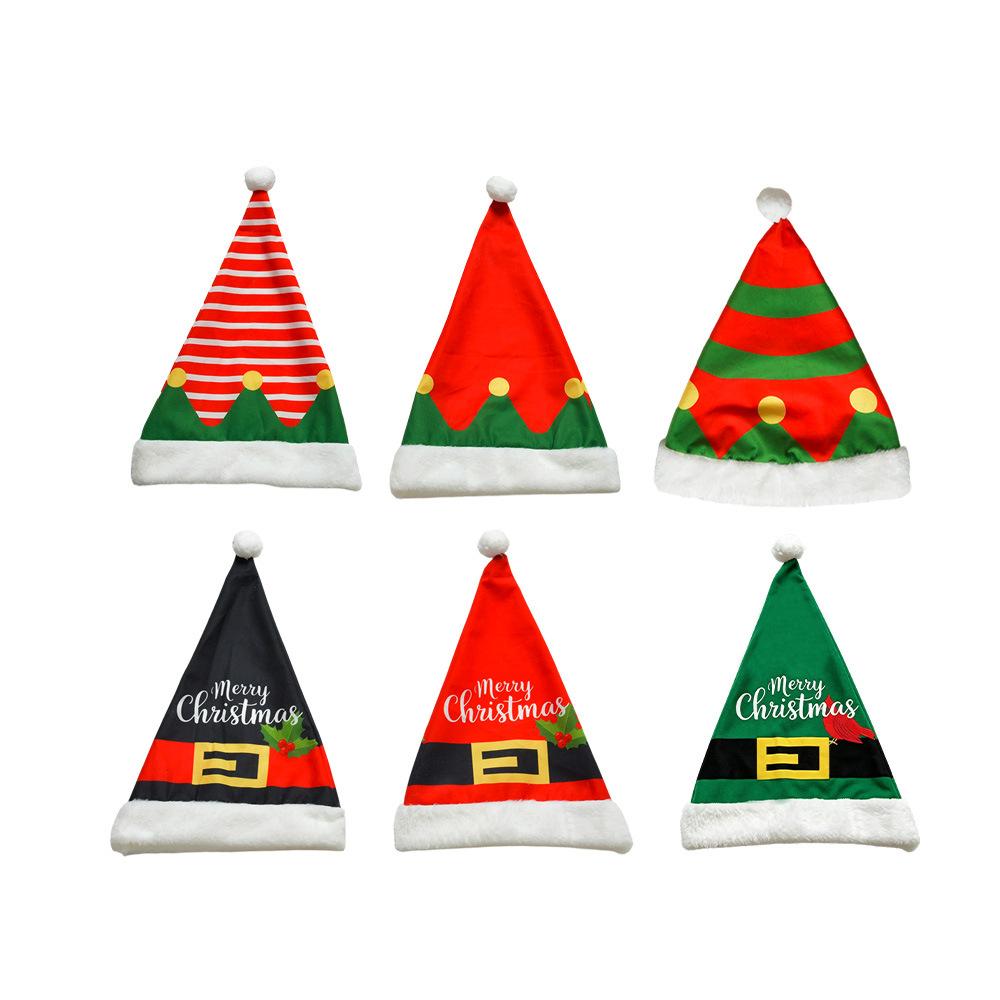 Christmas Triangle Hat Holiday Decoration Props Party Christmas Cute Gift Hat Atmosphere Decoration