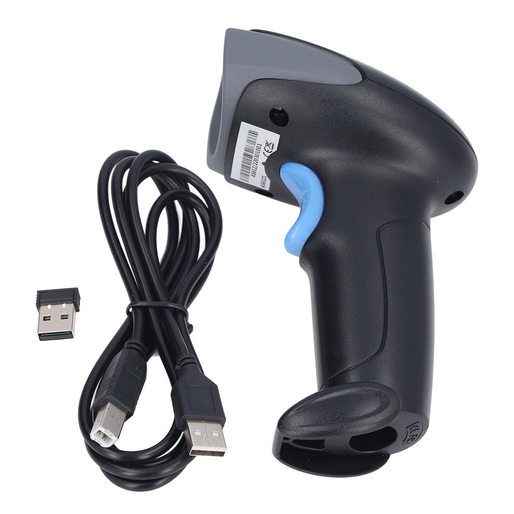 2D Barcode Scanner 2.4G Wireless Bluetooth Image Scanner Handheld QR Code Reader USB Receiver