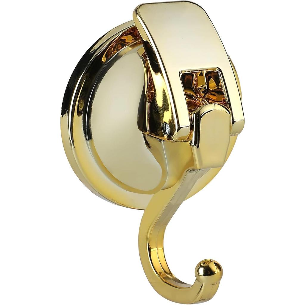1 confezione Ganci a Ventosa Resistenti, Placcati Argento Lucidati Super Aspirazione per Cucina Bagno