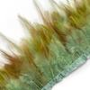 Dyeing Rooster Feathers Trim 4-6Inch Chicken Feather Fringe Ribbon for Clothing Accessories Wedding Decoration Plumas for Crafts