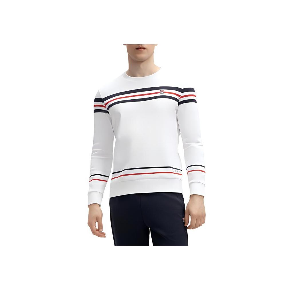 New FILA Sweatshirt Men's Standard White F11M411204F-WT
