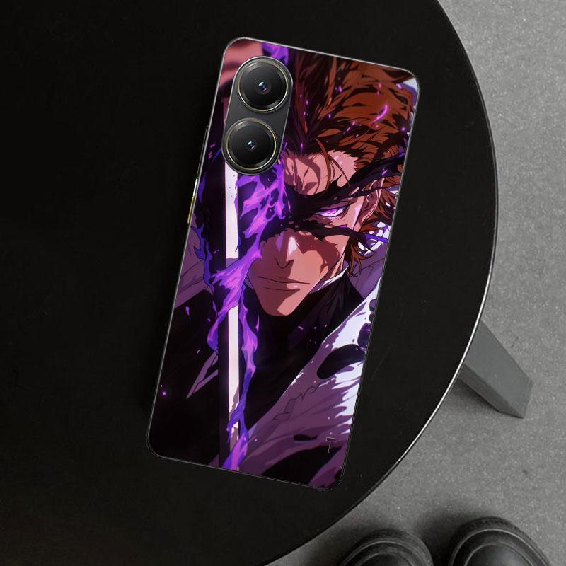 Aizen Sousuke Bleach Phone Case Cover for Xiaomi Poco X6 X5 X7 Pro F7 Ultra Redmi 15C 15 13C 13 12C 12 10C 10 10A 9C 9A 9T 9 Coq