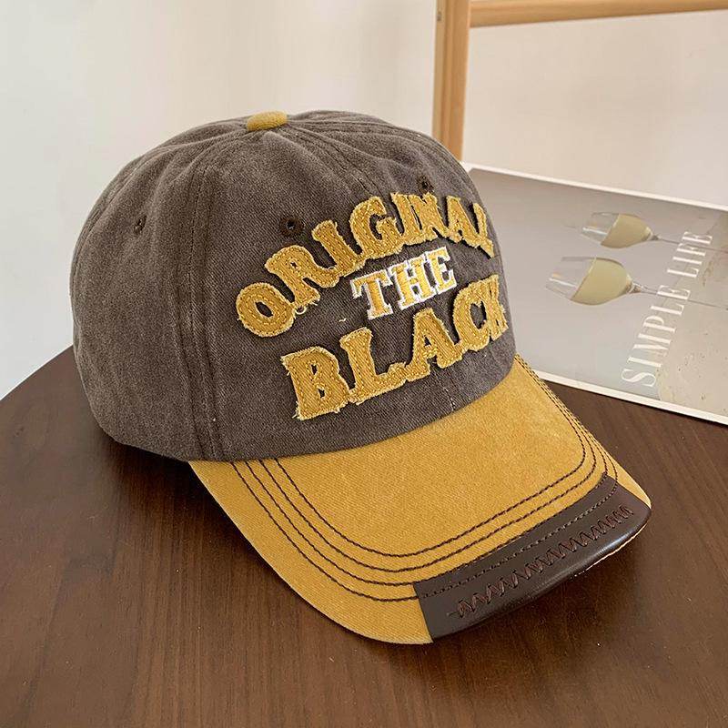 New Washed Cotton Peaked Cap For Men Women Fashion Letters Snapback Adjustable Baseball Caps Unisex Hip Hop Dad Trucker Hat