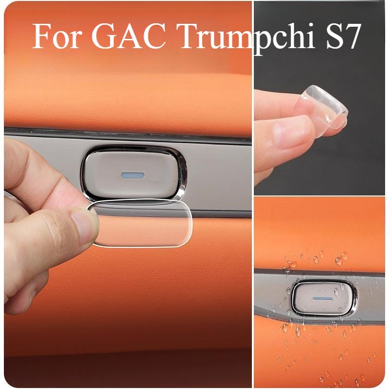 For GAC Trumpchi S7 Special Door Switch Prompt Sticker Electronic Button Warning Film Car Interior Accessories Automobiles