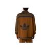 adidas x CLOT Edison Chen Warmup Jacket Brown Oxide Men Streetwear IY8664
