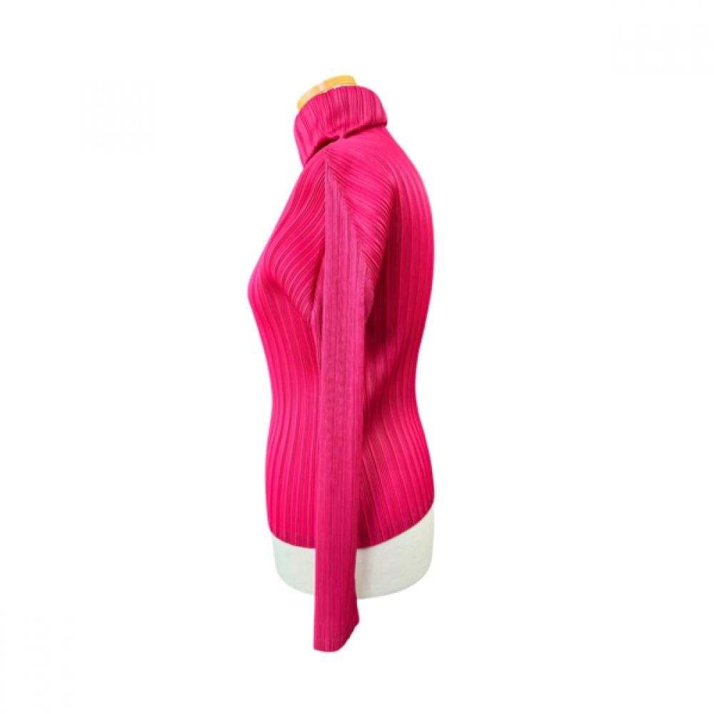 LA VITA JUNKO PleaTed High Neck T 3 Line lswTs005