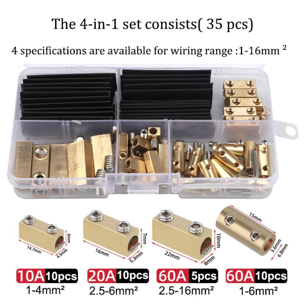 High Current Electrical Wire Connector 10/20/60A Wire Connector Nut Kit  Circuit Layout