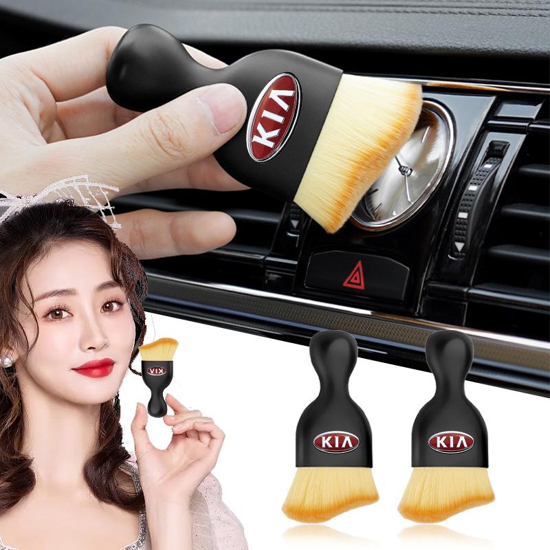 Fashion Car Interior Dashboard Air Outlet Cleaning Tool Dust Removal Soft Brushes For KIA sportage ceed sorento cerato optima picanto rio soul k3 k5