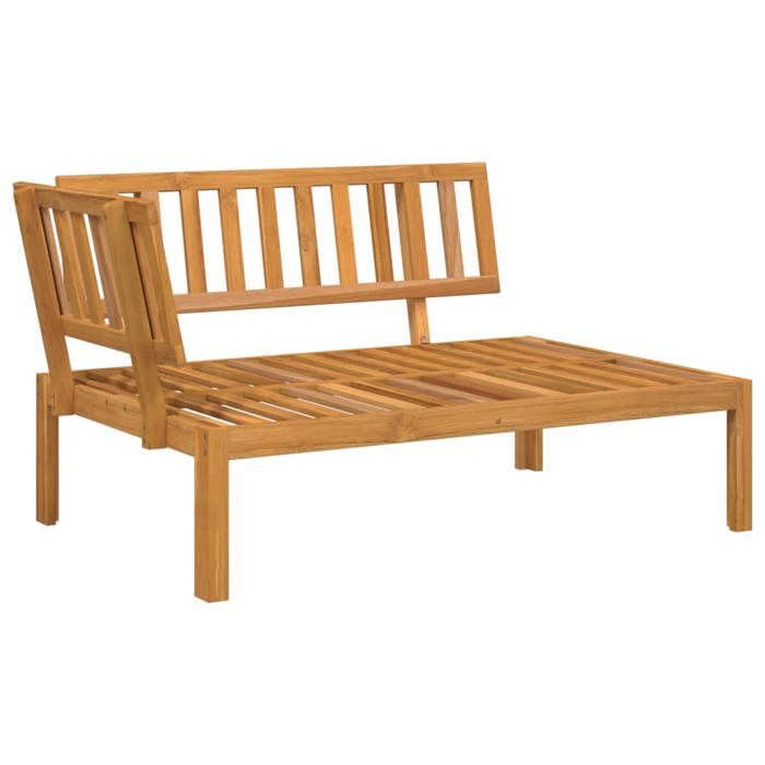 VidaXL Salon palette de jardin 4 pcs bois d'acacia massif, ensemble de canapés de jardin, canapé de jardin, canapé 3209434
