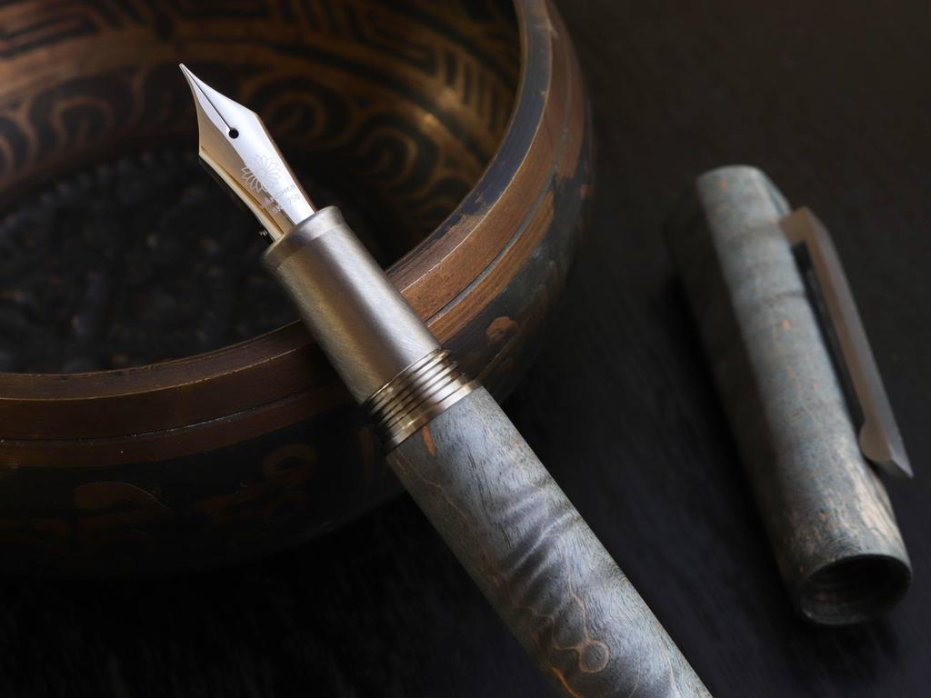 WANCHER Olympus Titan Nocturne Gray Fountain Pen Extra (EF Fine)