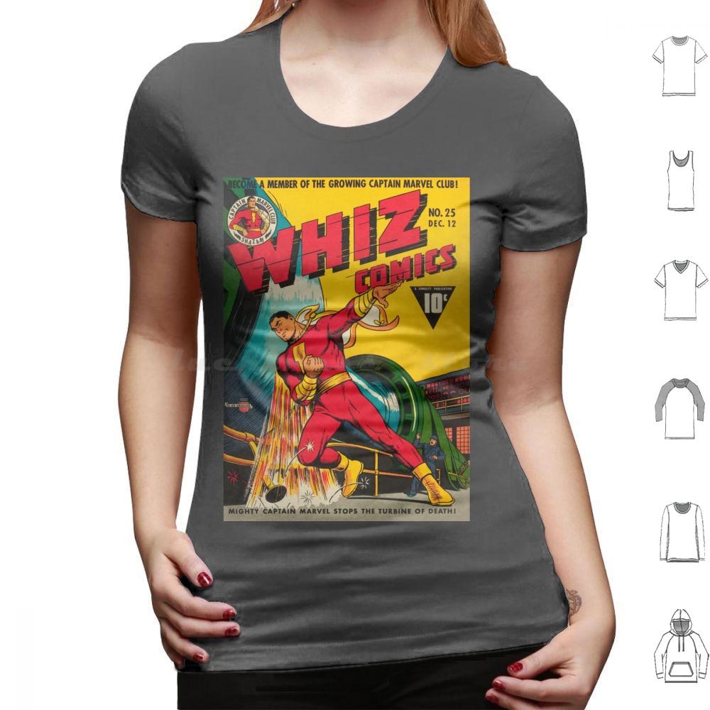 Whiz Comics 25 T Shirt 6xl Cotton Cool Tee Shazam Captain Golden Age Comics Superhero Retro 1940s Vintage Classic Old Graphic