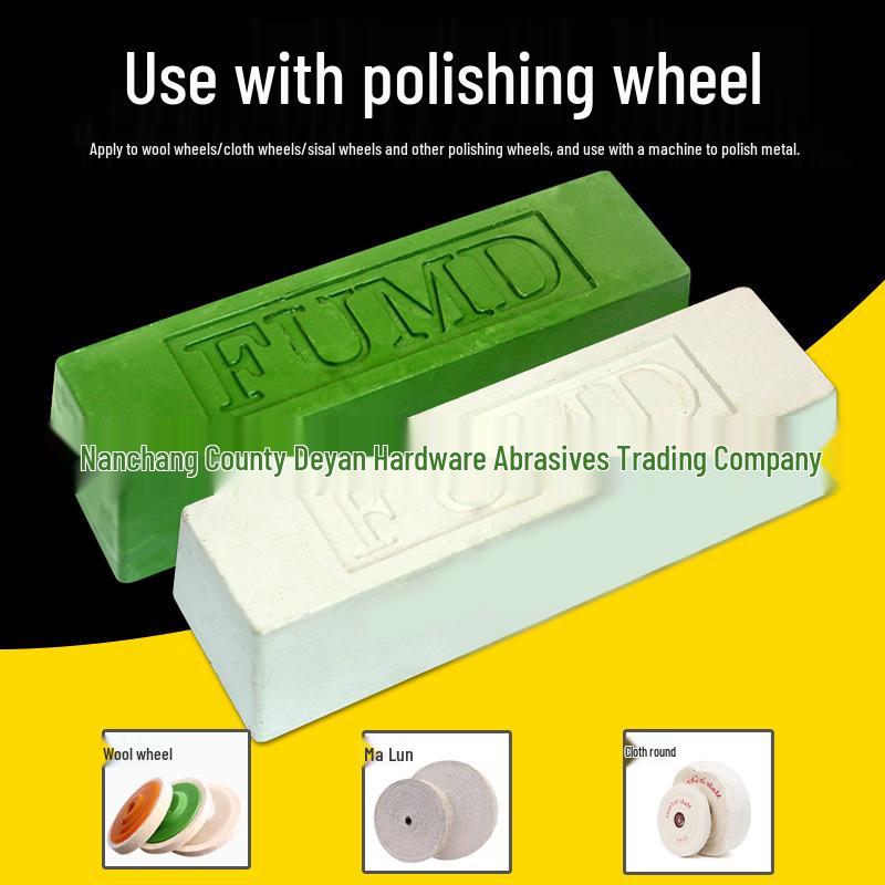 Stainless Steel & Metal Polishing Paste - White, Green, Purple Wax for Copper & Aluminum Repair