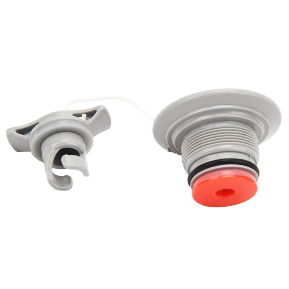 2PCS 8 Teeth Cover Boat Air Valve with Cover Rope Rubber Dinghy Valve For Boat Enthusiasts
