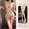 Ye Yu erotic underwear pure lace onesie sexy open crotch free flirting pajamas women 