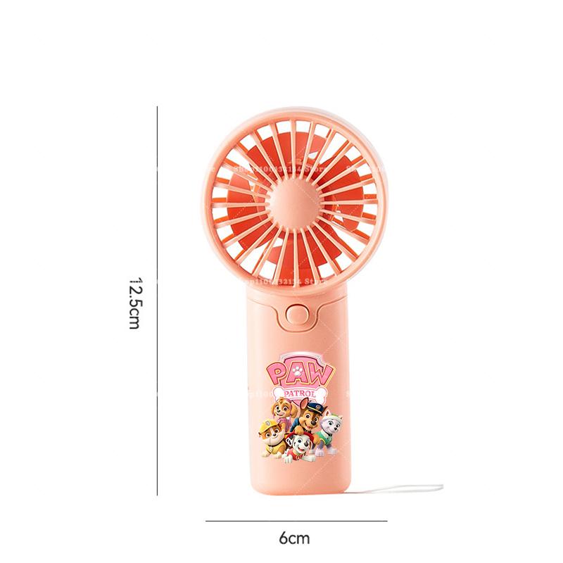 PAW Patrols Portable Fan Convenient Small Fan Summer Pocket Hand-held Fans Lightweight Handheld Kawaii Mini Fan Air Coolers Gift