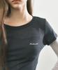 NICK&NICOLE Contrast Layered Top_Charcoal