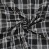 Premium Black & White Yarn-Dyed Flannel Fabric | 100% Cotton, 180 GSM, Versatile for Garments & Upholstery